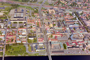 Centrala stan, Väst på stan 1985