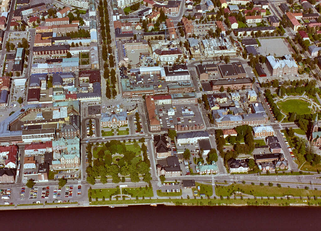 Centrala stan i Umeå 1985