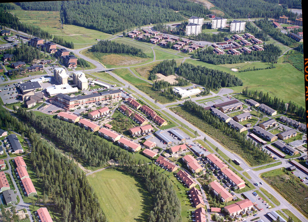 En bild av Ersboda i Umeå år 1987.