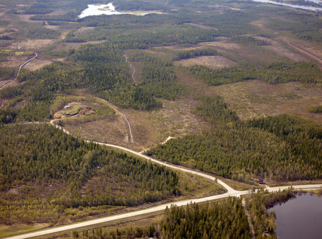 En bild av Tomtebo i Umeå år 1988.