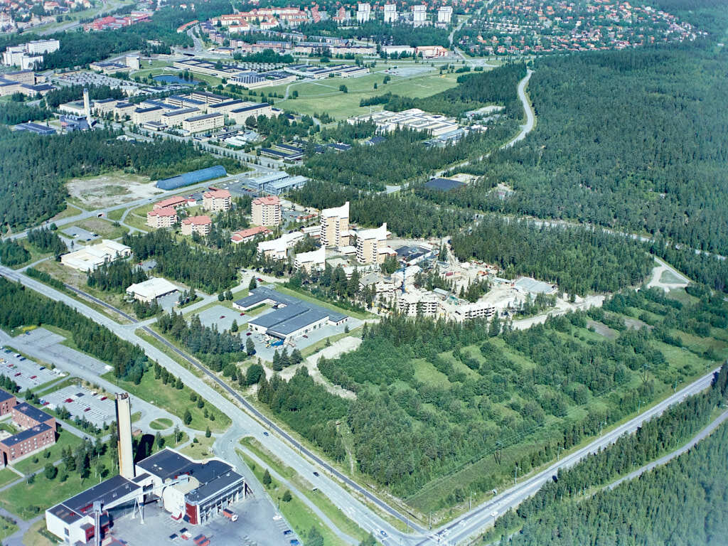 Universitetsområdet i Umeå 1989