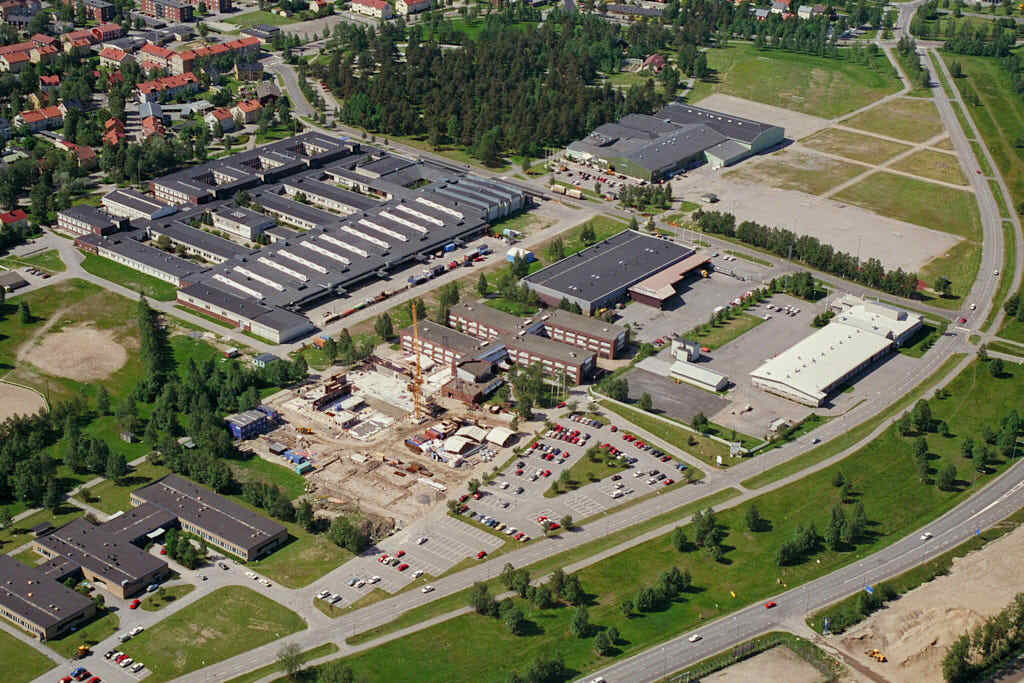 En bild av Väst på stan i Umeå år 1995.