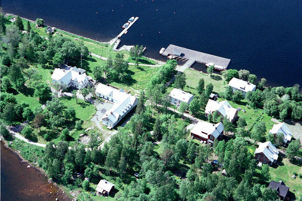 En flygbild som visar Norrbyskär år 2001.