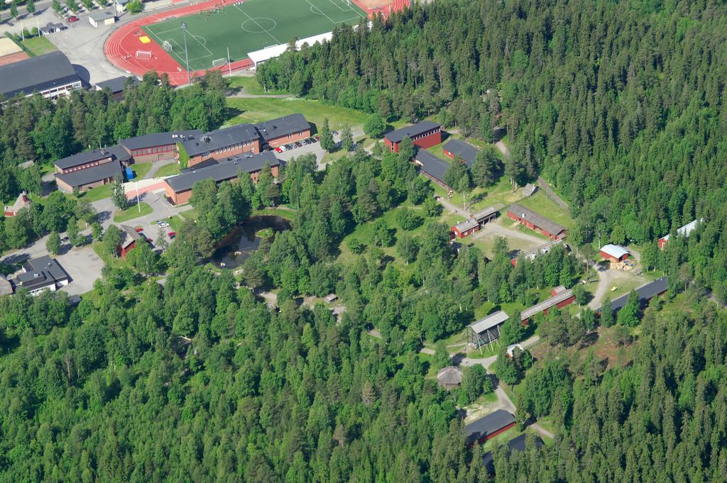 Gammlia i Umeå sett från luften år 2006.