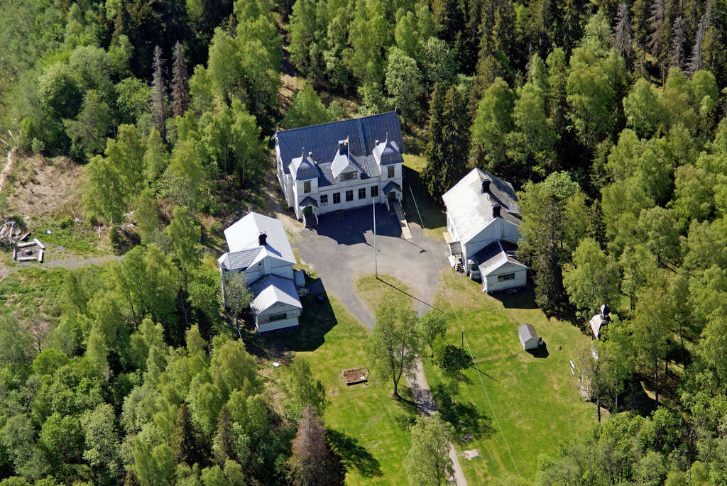 Norrbyskär sett från luften år 2007.