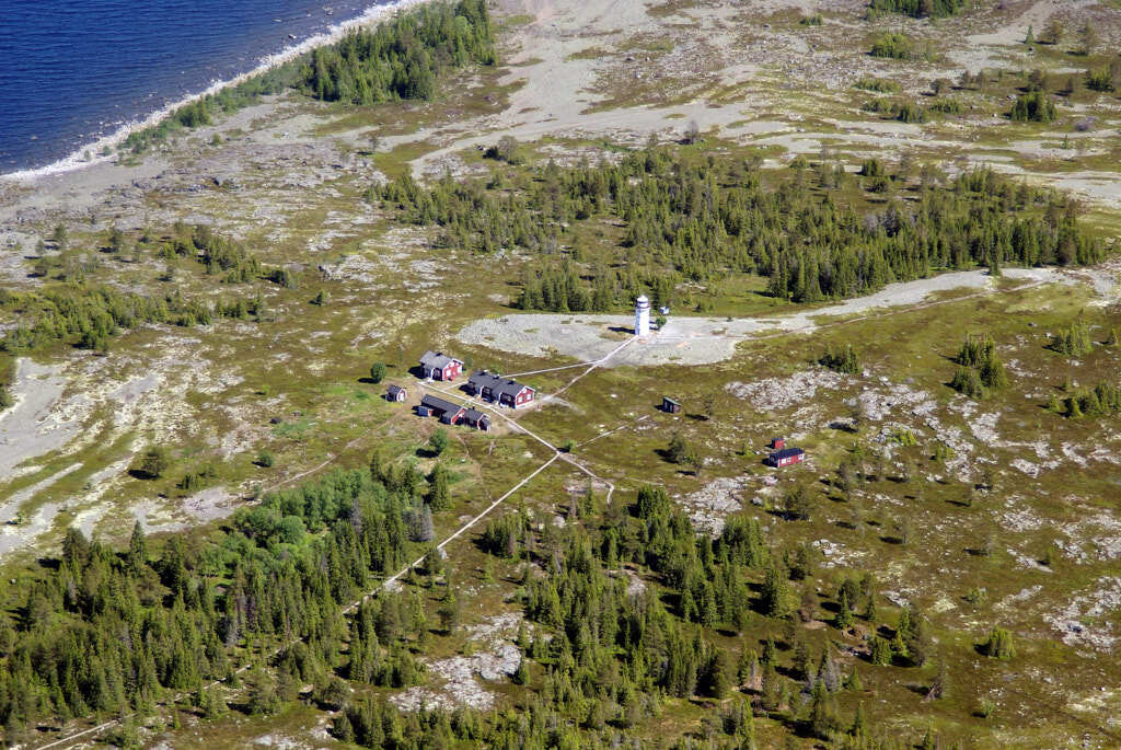 Stor-Fjäderägg sett från luften år 2007.