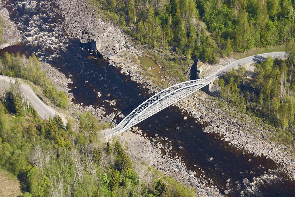 Brännland sett från luften år 2008.