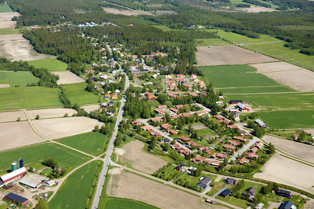 Stöcke sett från luften år 2009.