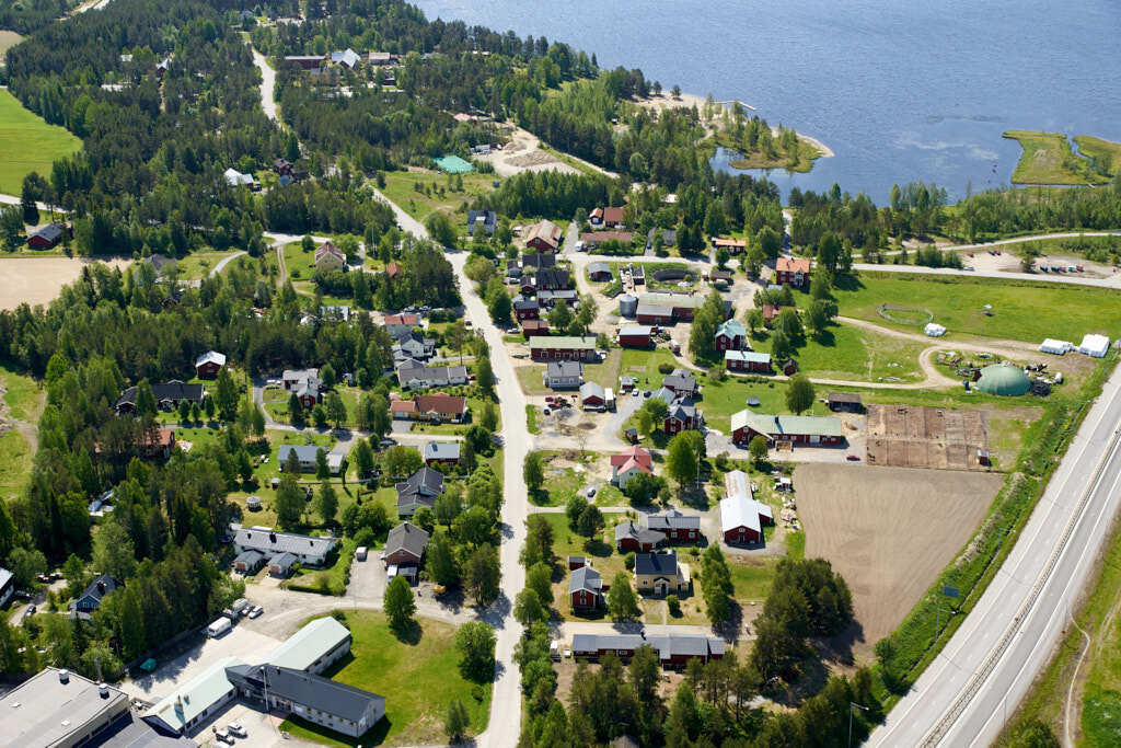 Stöcksjö sett från luften år 2009.