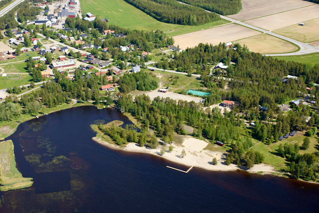 Stöcksjö sett från luften år 2009.