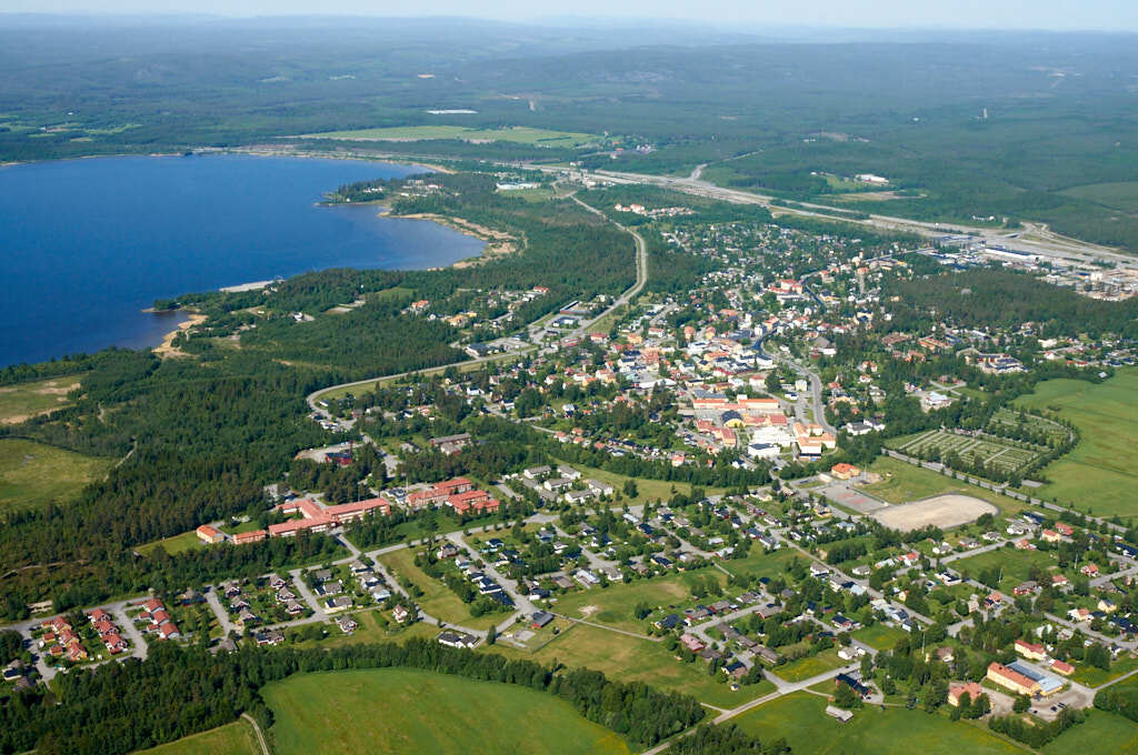 Nordmaling sett från luften år 2011.