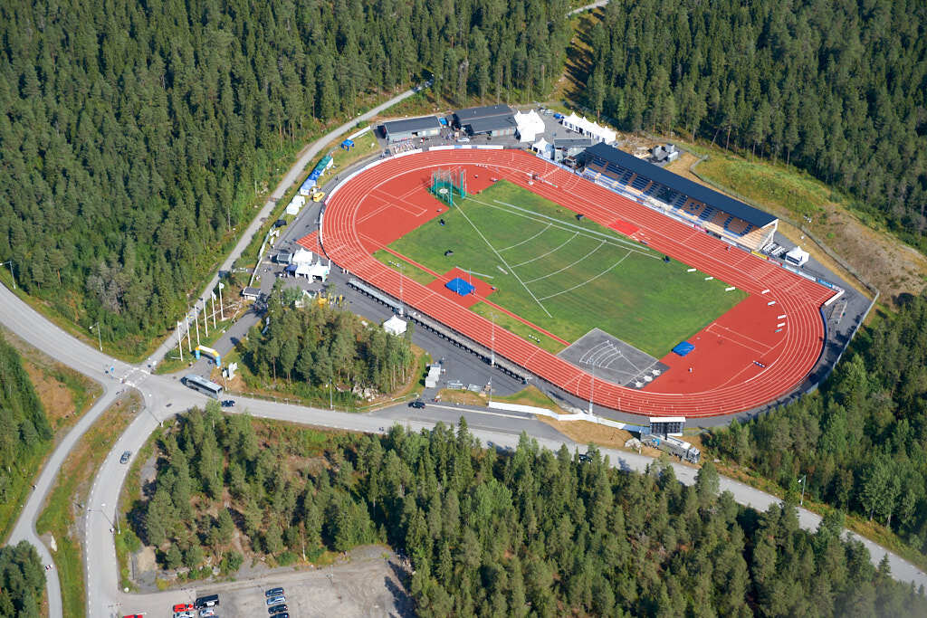 Lill-Jans området sett från luften år 2014.