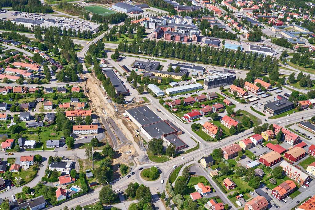 Teg sett från luften år 2024.