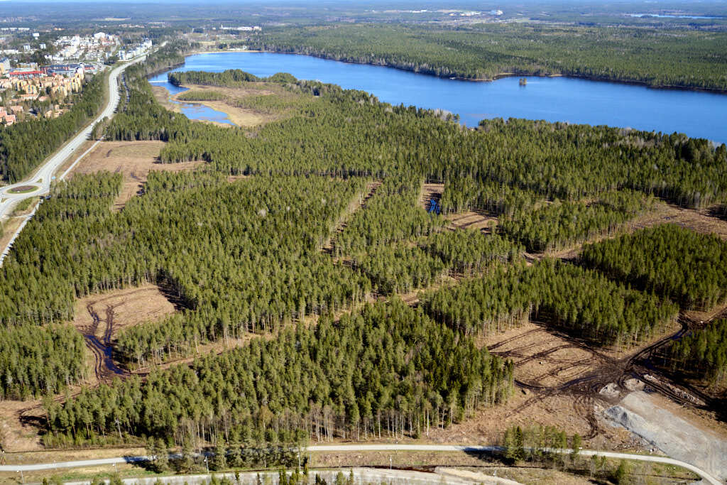 År 2023 togs flygbild över Tomtebo strand. Den här bilden är inte bara intressant att titta på, den är också värdefull när man planerar städer och de som vill förstå hur städer ändras över tid. Den hjälper oss att se hur Tomtebo strand har utvecklats och hur de passar in i staden.