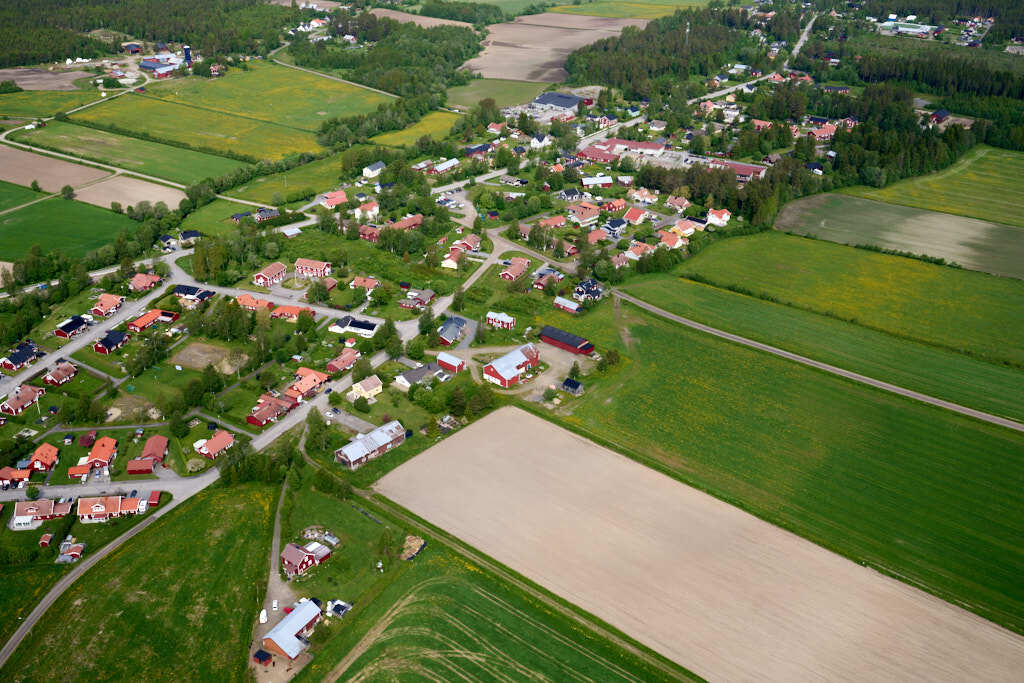 Det här är en bild som togs från ovan av Stöcke år 2025