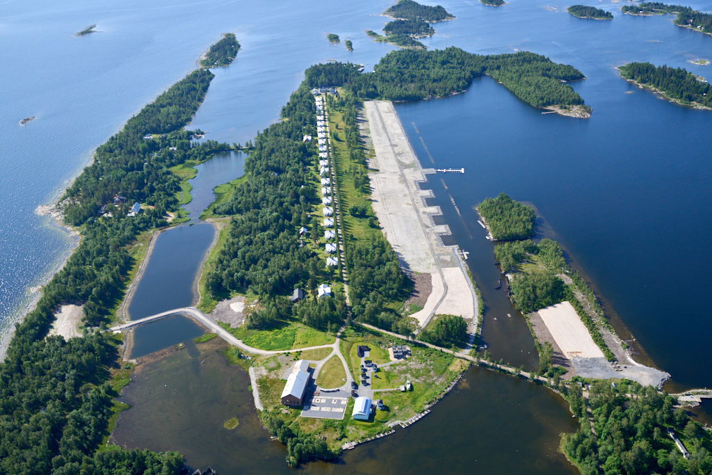 En bild från luften visar Norrbyskär år 2025.