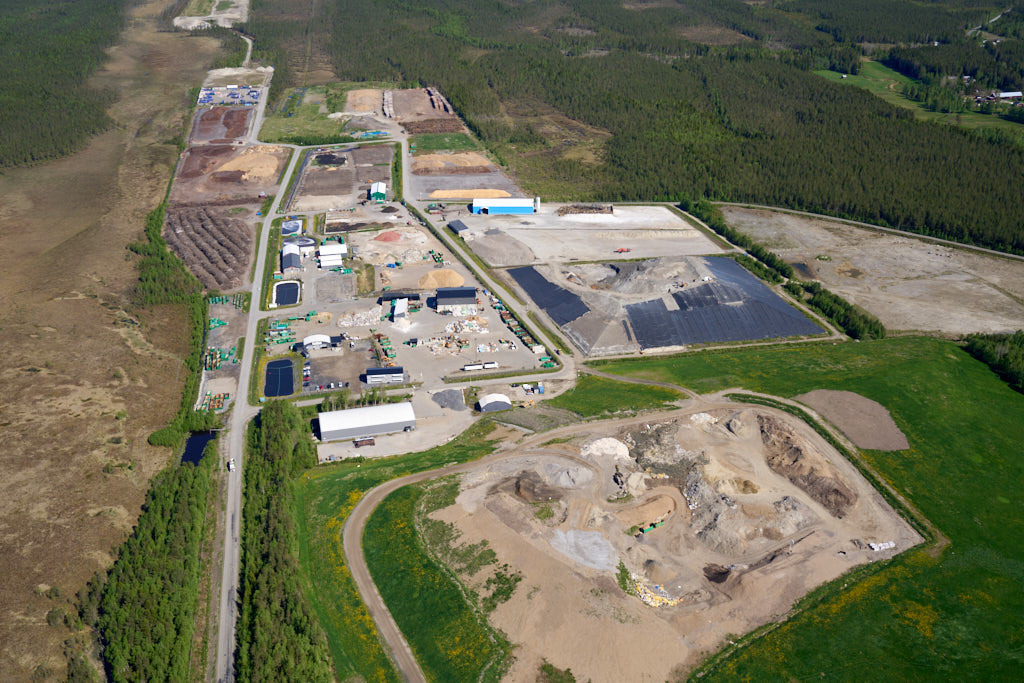 En bild från luften visar Dåva i Umeå år 2026.