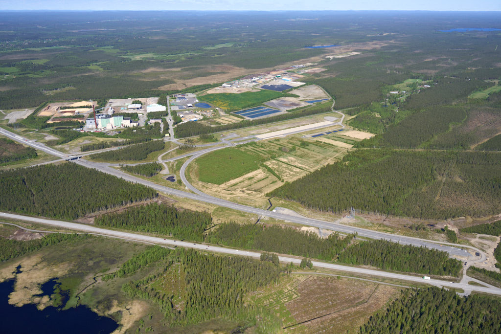 Bilden över Dåva i Umeå från 2026, som togs från luften, ger oss en unik möjlighet att se platsen på ett sätt som sällan är möjligt.